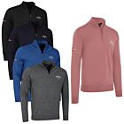 Callaway Golf Mens 2025 1/4 Zip Blended Merino Thermal Opti-Dri Sweater