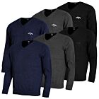 Callaway Golf Mens 2025 Ace Long Sleeve V-Neck 12 Gague Sweater