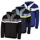Callaway Golf Mens Blocked Full Zip Drawcord Hood Chest Stripe Hoody