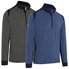 Callaway Golf Mens 2025 Soft Touch Blocked 1/4 Zip Water Repellent Sweater