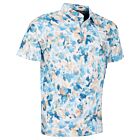 Callaway Golf Mens X-Ray Floral Stretch Fabric Sustainable Polo Shirt