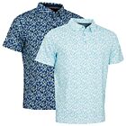 Callaway Golf Mens Kaleidoscope Chev Moisture Wicking Golf Polo Shirt
