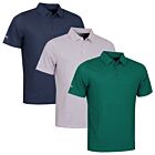 Callaway Mens TM Golf Micro Print Opti-Dri Easy Care Golf Polo Shirt