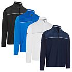 Callaway Mens Odyssey Printed Block Pullover 1/4 Zip Stretch Golf Sweater