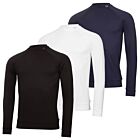 Calvin Klein Mens Bosworth Thermal Long Sleeve Breathable Golf Baselayer