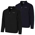 Calvin Klein Mens Thompson Half Zip Fleece 4-Way Stretch Golf Sweater