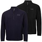 Calvin Klein Mens 2025 Thompson Half Zip Fleece 4-Way Stretch Golf Sweater