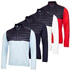 Calvin Klein Mens Rangewood Half Zip Hybrid Insulated Golf Sweater