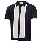 Calvin Klein Mens Monard Knitted Easy Care oft Feel Golf Polo Shirt