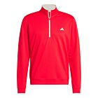 adidas Golf Mens 2025 Core Lightweight Half-Zip Sustainable Top Sweater
