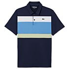 Lacoste Mens Regular Fit Wicking UV Protection Colour-Block Golf Polo Shirt