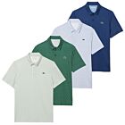 Lacoste Mens 2026 UV Protection Wicking Stretch Sustainable Golf Polo Shirt