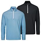 Farah Mens Hayes Breathable Lightweight Four Way Stretch Golf Sweater