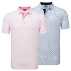 Footjoy Mens 2025 Figure Print Lisle ProDry Moisture Wicking Golf Polo Shirt