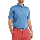 Footjoy Mens Pique Solid Athletic Moisture Wicking Golf Polo Shirt