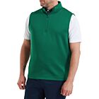 Footjoy Mens Half-Zip Knit Moisture Wicking Stretch Fabric Golf Vest Gilet