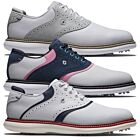 Footjoy Mens FJ Traditions Waterproof Full Grain Leather Spiked Golf Shoes