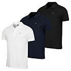 J.Lindeberg Mens Pike 2 Button Regular Fit Golf Polo Shirt