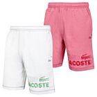 Lacoste Mens GH5638 Embossed Drawcord Light French Terry Club Shorts