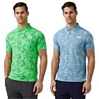 Castore Mens Printed 3 Stretch Fabric Breathable Golf Polo Shirt