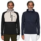 J.Lindeberg Mens Adam Quarter Zip Soft Wicking Stretch Golf Hoody