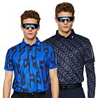 J.Lindeberg Mens Tour Tech Regular Fit Wicking Golf Polo Shirt