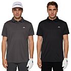 J.Lindeberg Mens Bridge Wicking Lightweight Soft Golf Polo Shirt