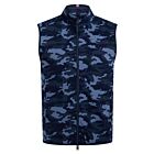 G/Fore Mens Double Knit Camo Wind Repellent Warm Stretch Golf Gilet Vest