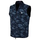 G/Fore Mens Double Knit Camo Wind Repellent Warm Stretch Golf Gilet Vest