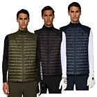 J.Lindeberg Mens Hayden Quilt Hybrid Stretch Soft Golf Vest