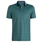 G/Fore Mens Triple/G Jersey 4 Way Stretch Wicking UPF 50+ Golf Polo Shirt