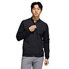 adidas Golf Mens Go-To Padded Quilted Full Zip Crew Neck Sweater