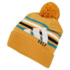 adidas Golf Mens COLD.RDY Insulated Fleece Lined Jacquard Pom Beanie Hat