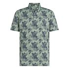 adidas Golf Mens 2025 GO-TO Printed Stretch Sustainable Knitted Polo Shirt