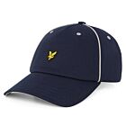 Lyle & Scott Mens 2026 Lightweight Versatile Piped Detail Golf Baseball Cap