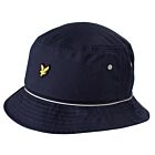 Lyle & Scott Mens 2026 Piped Lightweight Versatile Golf Bucket Hat