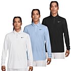 Nike Mens 2026 Dri-Fit Good Velocity Long Sleeve Solid Wicking Golf Polo Shirt