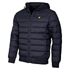 Lyle & Scott Mens Wadded Full Zip Hooded Full Zip Golf Jacket