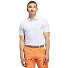 adidas Golf Mens Ultimate365 Essence Print Climacool Stretch Polo Shirt