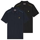 Lyle & Scott Mens Tipped Cotton Knitted Breathable Golf Polo Shirt