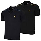 Lyle & Scott Mens 2026 Tipped Cotton Knitted Breathable Golf Polo Shirt