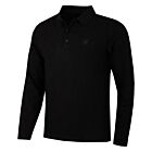 Lyle & Scott Mens Supima Long Sleeve Cotton Golf Polo Shirt