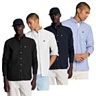 Lyle & Scott Mens Plain Oxford Collar Button Down Long Sleeved Shirt