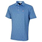 Peter Millar Mens Luck Of The Irish Performance Jersey Polo Shirt