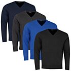 Glenmuir 2025 Eden Cotton Lightweight Anti-Odour V-Neck Golf Sweater