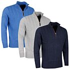 Glenmuir Mens Solway Touch Of Cashmere Water Repellent Golf Sweater