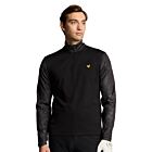 Lyle & Scott Mens 2025 Printed Contour Midlayer Quarter Zip Golf Sweater