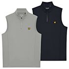 Lyle & Scott Mens Core Quarter Zip Midlayer Lightweight Stretch Golf Vest