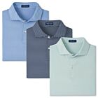 Peter Millar Mens 2026 Ballad Performance Stretch Wicking Golf Polo Shirt