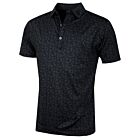 Footjoy Mens 2025 Painted Floral Lisle Moisture Wicking UPF 30 Golf Polo Shirt
